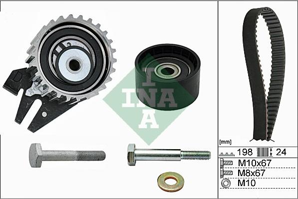 INA 530 0626 10 - Triger Kayışı Seti parcadolu.com