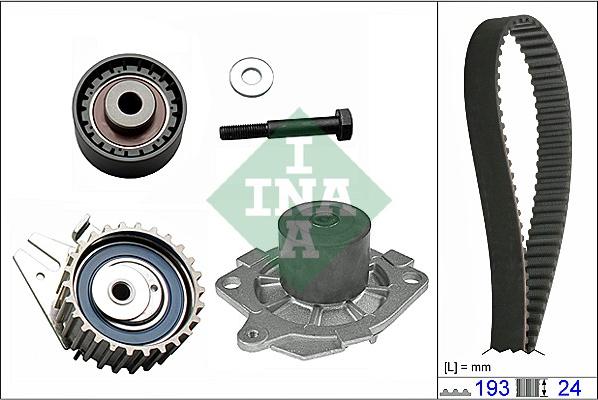 INA 530 0623 30 - Devirdaim + Triger Kayışı Seti parcadolu.com