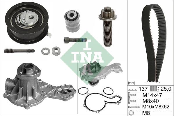 INA 530 0377 30 - Devirdaim + Triger Kayışı Seti parcadolu.com