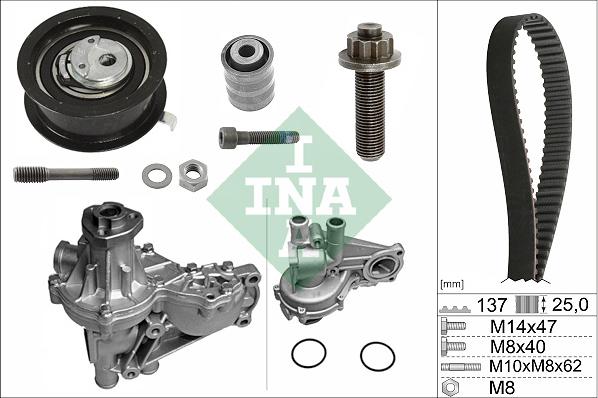 INA 530 0377 32 - Devirdaim + Triger Kayışı Seti parcadolu.com