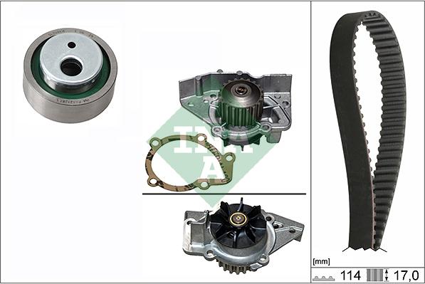 INA 530 0258 31 - Devirdaim + Triger Kayışı Seti parcadolu.com