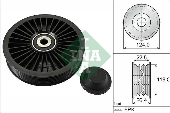 INA 532 0242 10 - Alternatör Gergi Rulmanı parcadolu.com