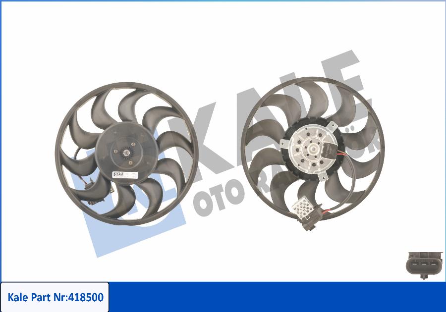 KALE OTO RADYATÖR 418500 - Fan Motoru, Motor Soğutması parcadolu.com