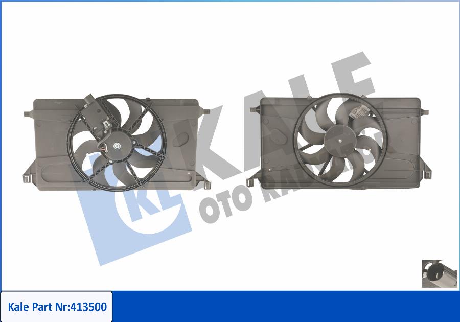 KALE OTO RADYATÖR 413500 - Fan Motoru, Motor Soğutması parcadolu.com