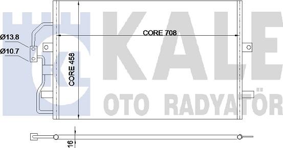KALE OTO RADYATÖR 345670 - Klima Radyatörü / Kondansatör parcadolu.com