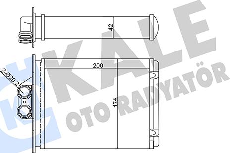 KALE OTO RADYATÖR 346695 - Kalorifer Radyatörü parcadolu.com