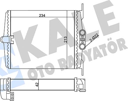 KALE OTO RADYATÖR 346630 - Kalorifer Radyatörü parcadolu.com
