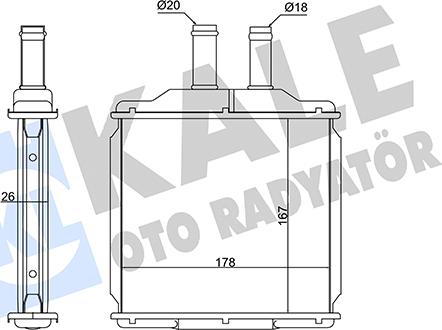 KALE OTO RADYATÖR 346315 - Kalorifer Radyatörü parcadolu.com