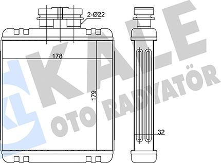 KALE OTO RADYATÖR 346260 - Kalorifer Radyatörü parcadolu.com