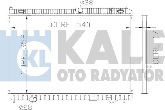 KALE OTO RADYATÖR 341945 - Motor Su Radyatörü parcadolu.com