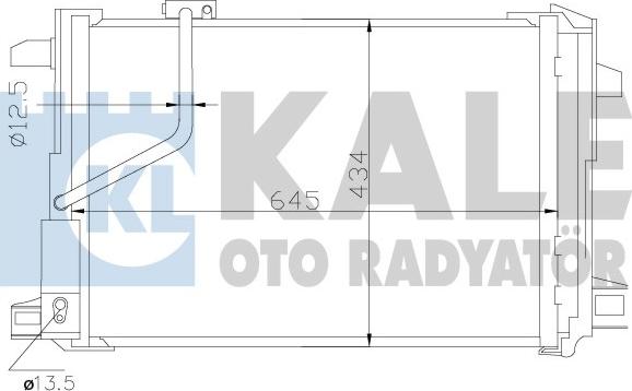 KALE OTO RADYATÖR 343030 - Klima Radyatörü / Kondansatör parcadolu.com