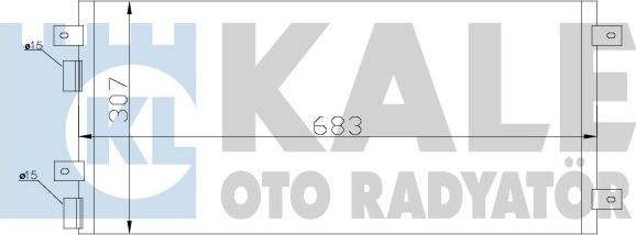 KALE OTO RADYATÖR 343205 - Klima Radyatörü / Kondansatör parcadolu.com