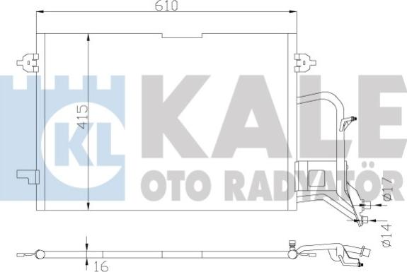 KALE OTO RADYATÖR 342935 - Klima Radyatörü / Kondansatör parcadolu.com
