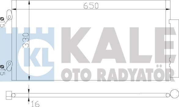 KALE OTO RADYATÖR 342455 - Klima Radyatörü / Kondansatör parcadolu.com