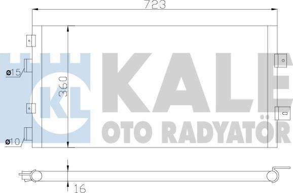 KALE OTO RADYATÖR 342420 - Klima Radyatörü / Kondansatör parcadolu.com