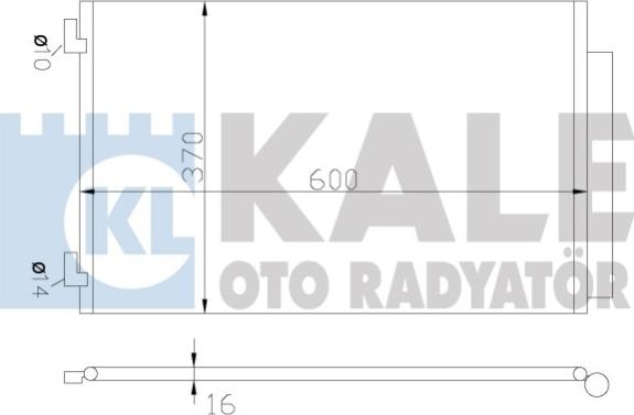 KALE OTO RADYATÖR 342655 - Klima Radyatörü / Kondansatör parcadolu.com
