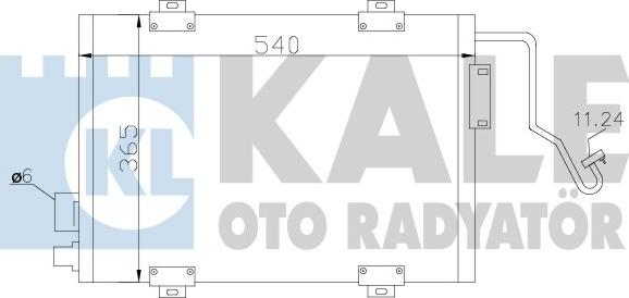 KALE OTO RADYATÖR 342810 - Klima Radyatörü / Kondansatör parcadolu.com