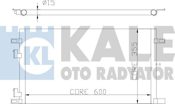 KALE OTO RADYATÖR 342825 - Klima Radyatörü / Kondansatör parcadolu.com