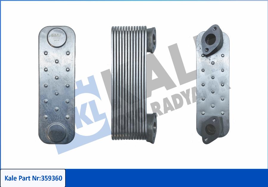 KALE OTO RADYATÖR 359360 - Motor Yağ Soğutucu parcadolu.com