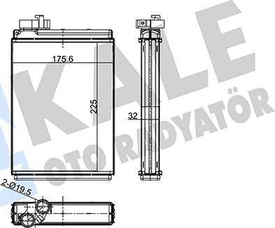 KALE OTO RADYATÖR 356135 - Kalorifer Radyatörü parcadolu.com