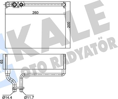 KALE OTO RADYATÖR 350055 - Evaporatör, Klima Sistemi parcadolu.com