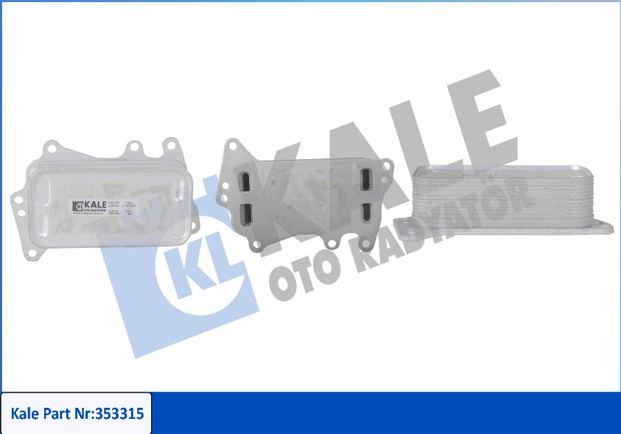 KALE OTO RADYATÖR 353315 - Motor Yağ Soğutucu parcadolu.com