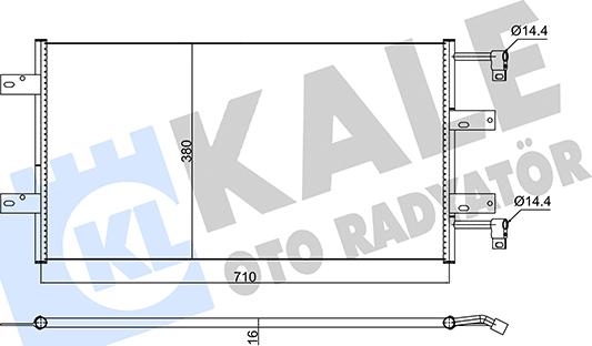 KALE OTO RADYATÖR 352585 - Klima Radyatörü / Kondansatör parcadolu.com