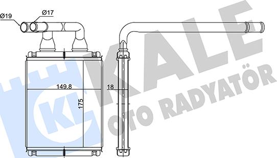 KALE OTO RADYATÖR 352145 - Kalorifer Radyatörü parcadolu.com