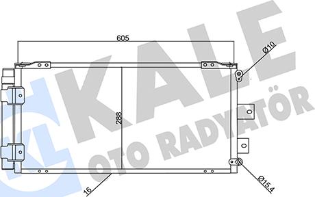 KALE OTO RADYATÖR 357940 - Klima Radyatörü / Kondansatör parcadolu.com