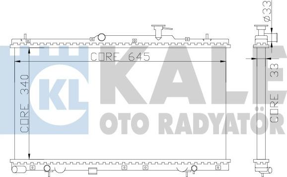 KALE OTO RADYATÖR 369000 - Motor Su Radyatörü parcadolu.com