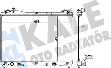 KALE OTO RADYATÖR 365500 - Motor Su Radyatörü parcadolu.com