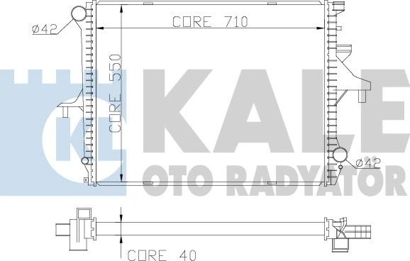 KALE OTO RADYATÖR 367900 - Motor Su Radyatörü parcadolu.com