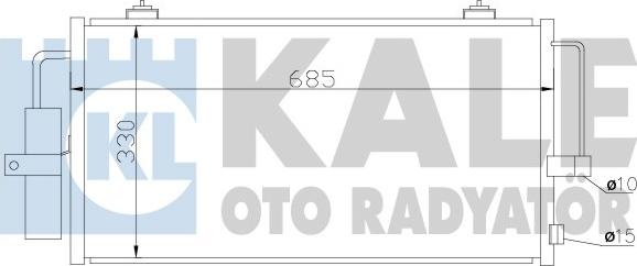 KALE OTO RADYATÖR 389600 - Klima Radyatörü / Kondansatör parcadolu.com