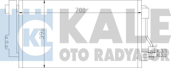 KALE OTO RADYATÖR 381500 - Klima Radyatörü / Kondansatör parcadolu.com