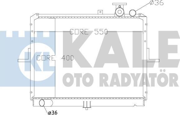 KALE OTO RADYATÖR 370000 - Motor Su Radyatörü parcadolu.com