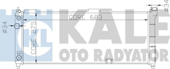 KALE OTO RADYATÖR 371100 - Motor Su Radyatörü parcadolu.com