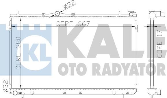 KALE OTO RADYATÖR 372400 - Motor Su Radyatörü parcadolu.com