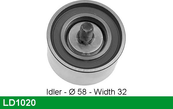 LUCAS LD1020 - Triger Gergi Rulmanı, Eksantirik Rulmanı parcadolu.com