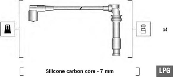 Magneti Marelli 941125310683 - Buji Kablosu Seti parcadolu.com