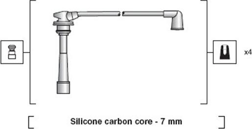 Magneti Marelli 941318111151 - Buji Kablosu Seti parcadolu.com