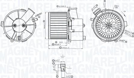 Magneti Marelli 069412402010 - Kalorifer Motoru parcadolu.com