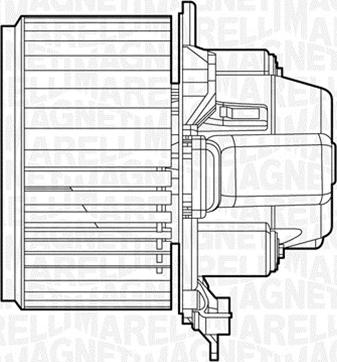 Magneti Marelli 069412510010 - Kalorifer Motoru parcadolu.com