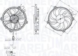 Magneti Marelli 069422855010 - Fan Motoru, Motor Soğutması parcadolu.com