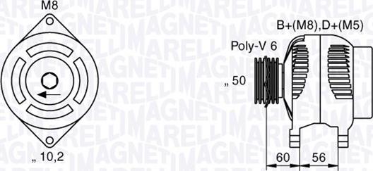 Magneti Marelli 063533479010 - Alternatör parcadolu.com