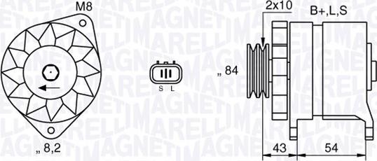 Magneti Marelli 063532625010 - Alternatör parcadolu.com