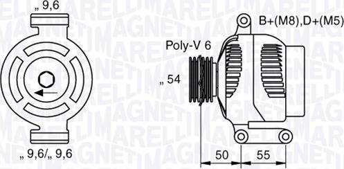 Magneti Marelli 063358062010 - Alternatör parcadolu.com