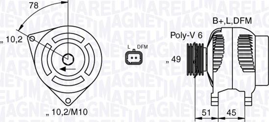 Magneti Marelli 063377301010 - Alternatör parcadolu.com