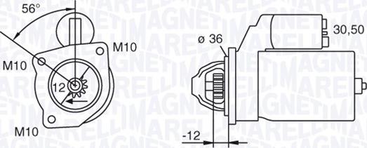 Magneti Marelli 063280090010 - Marş Dinamosu parcadolu.com