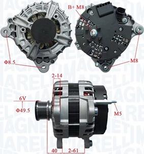 Magneti Marelli 063736195010 - Alternatör parcadolu.com