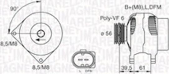 Magneti Marelli 063731394010 - Alternatör parcadolu.com